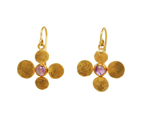 Amethyst Squash Motif Earrings - TWISTonline