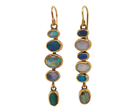 Gorgeous Opal Cascade Earrings