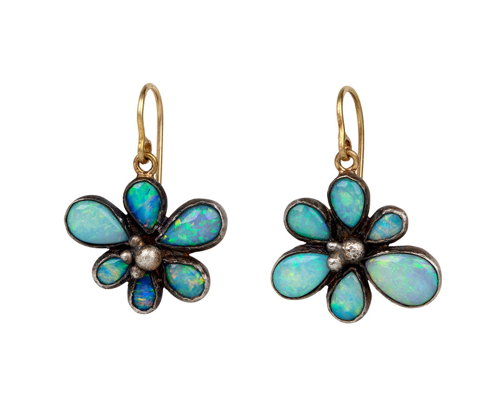 Opal Wildflower Earrings