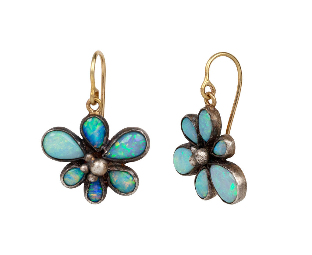 Opal Wildflower Earrings