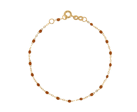 Mocha Resin Beaded Bracelet