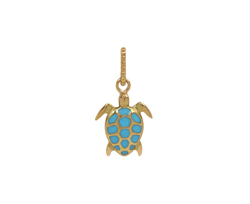 Gigi Clozeau Jade Enamel Turtle Charm ONLY