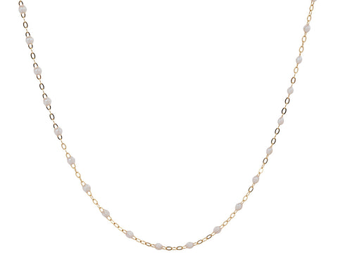 Gigi Clozeau Short Opal Resin Beaded Necklace