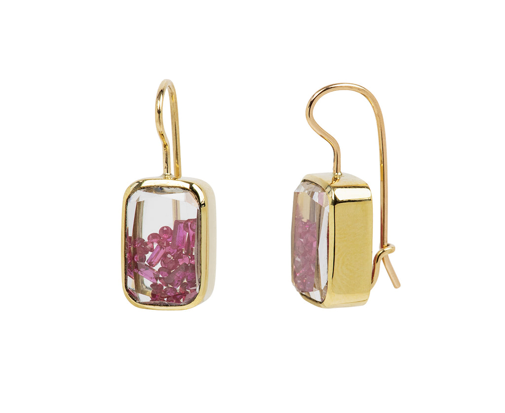 Ruby Kaleidoscope Shaker Earrings