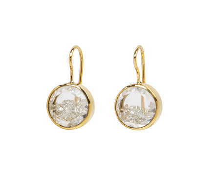Small Round Diamond Kaleidoscope Shaker Diamond Earrings