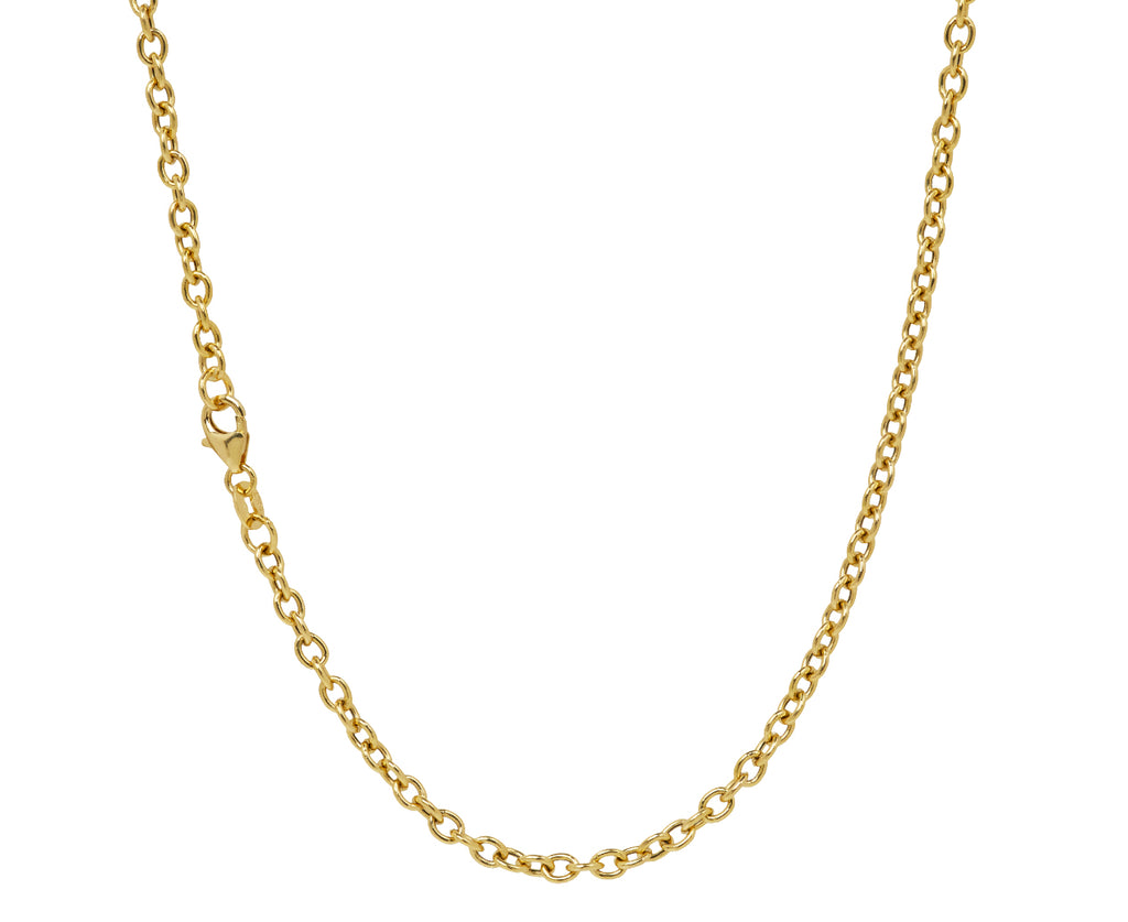 Small Inlay Initial 'S' Pendant Necklace