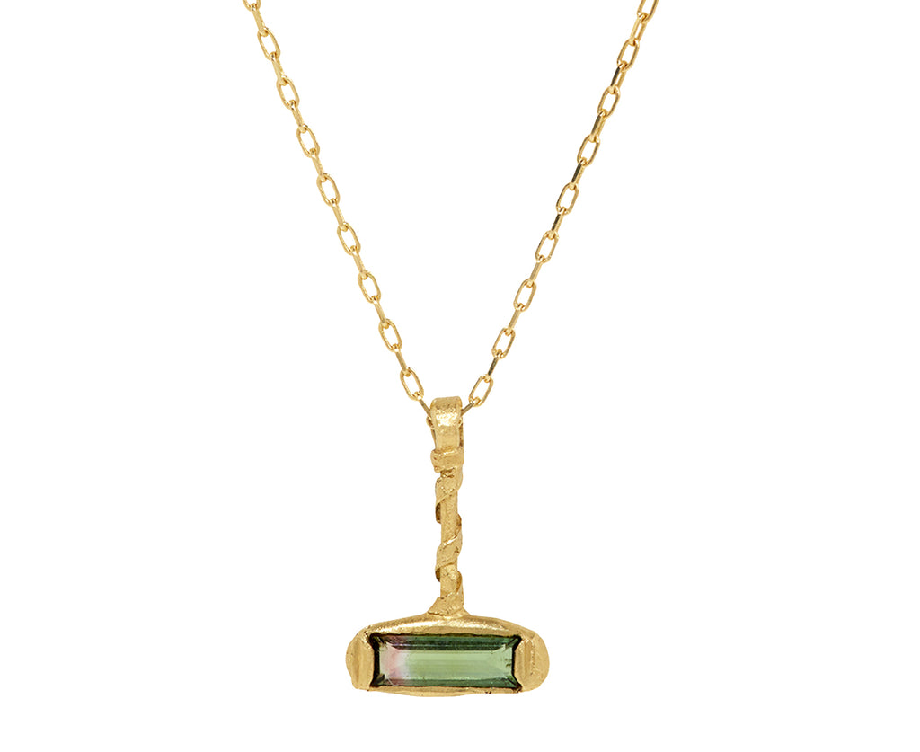 Fraser Hamilton Rhubarb Tourmaline Pendant Necklace