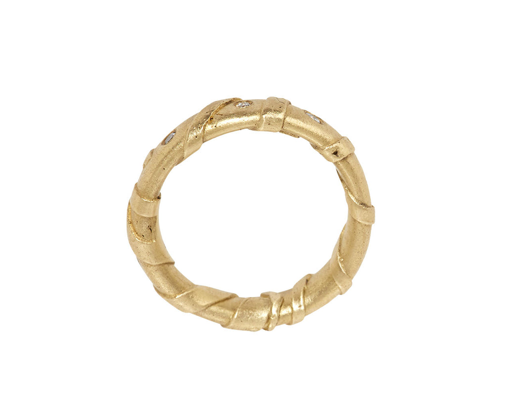 Fraser Hamilton Wrapped Diamond Ring - Top Down View