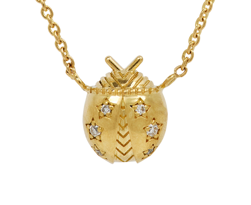 Tiny Ladybug Pendant Necklace
