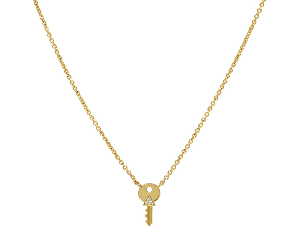 Tiny Key Pendant Necklace