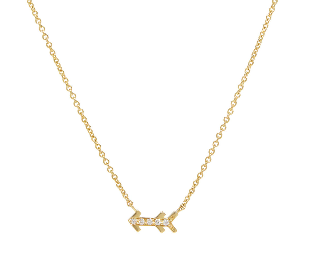 Tiny Arrow Motif Necklace