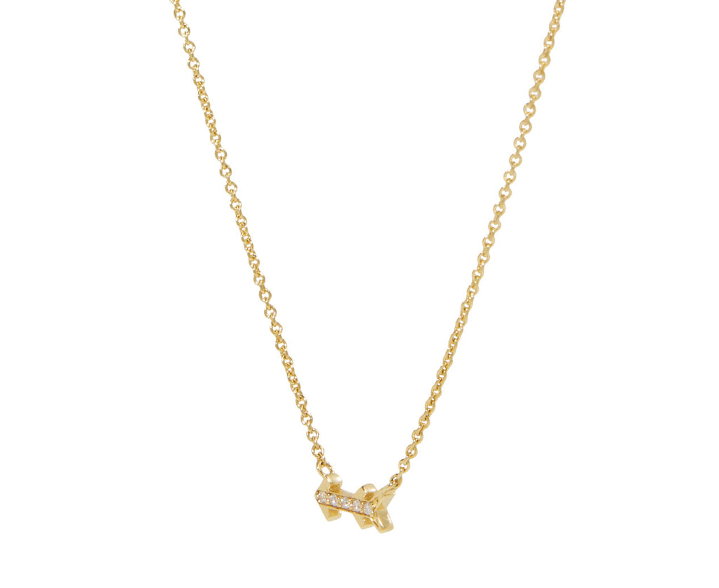 Tiny Arrow Motif Necklace