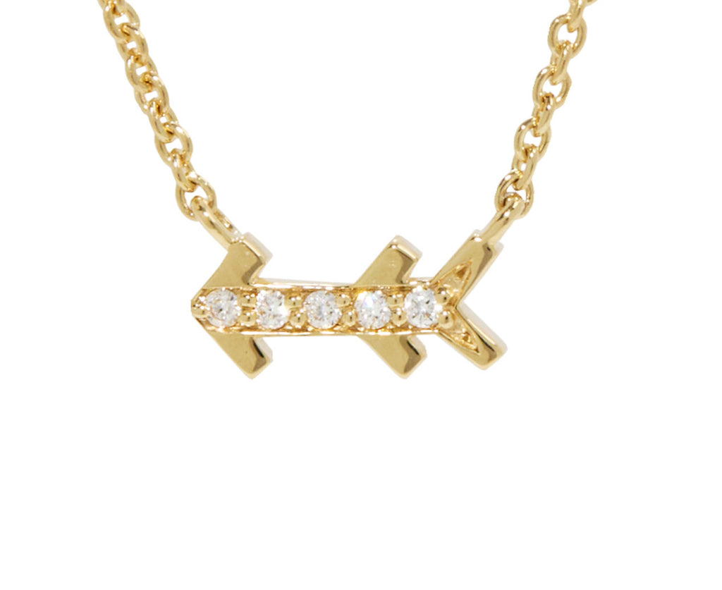 Tiny Arrow Motif Necklace