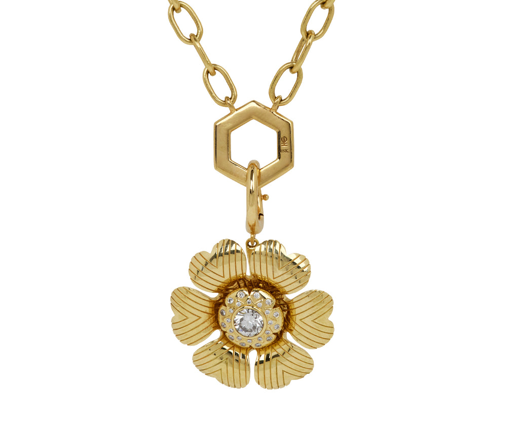 Diamond Camellia Pendant ONLY