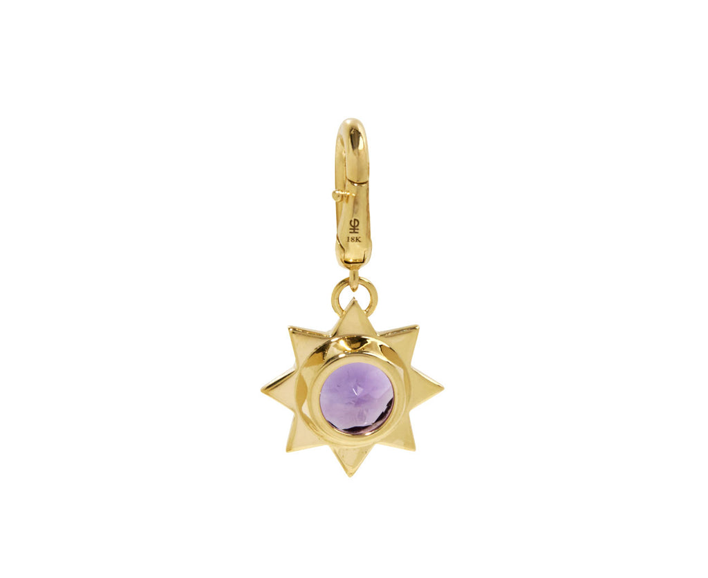 Amethyst Supernova Sun Charm Pendant ONLY