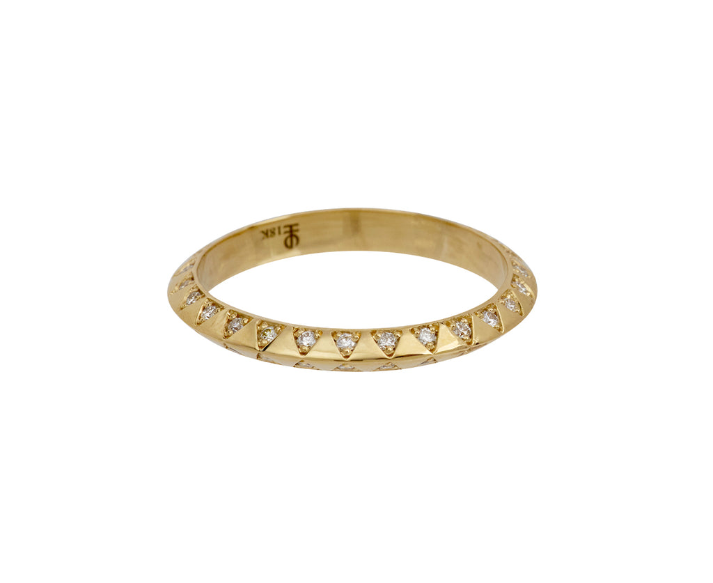 Skinny Diamond Talisman Ring
