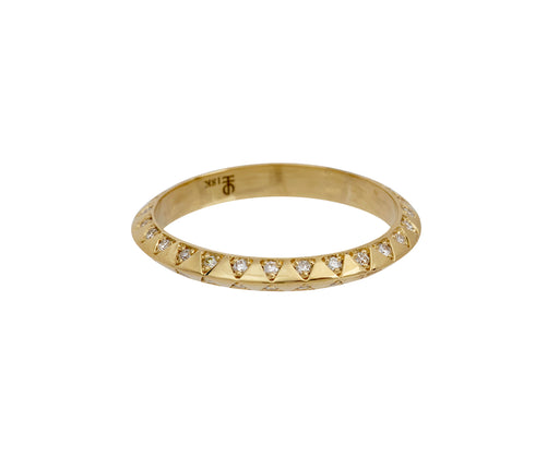Skinny Diamond Talisman Ring