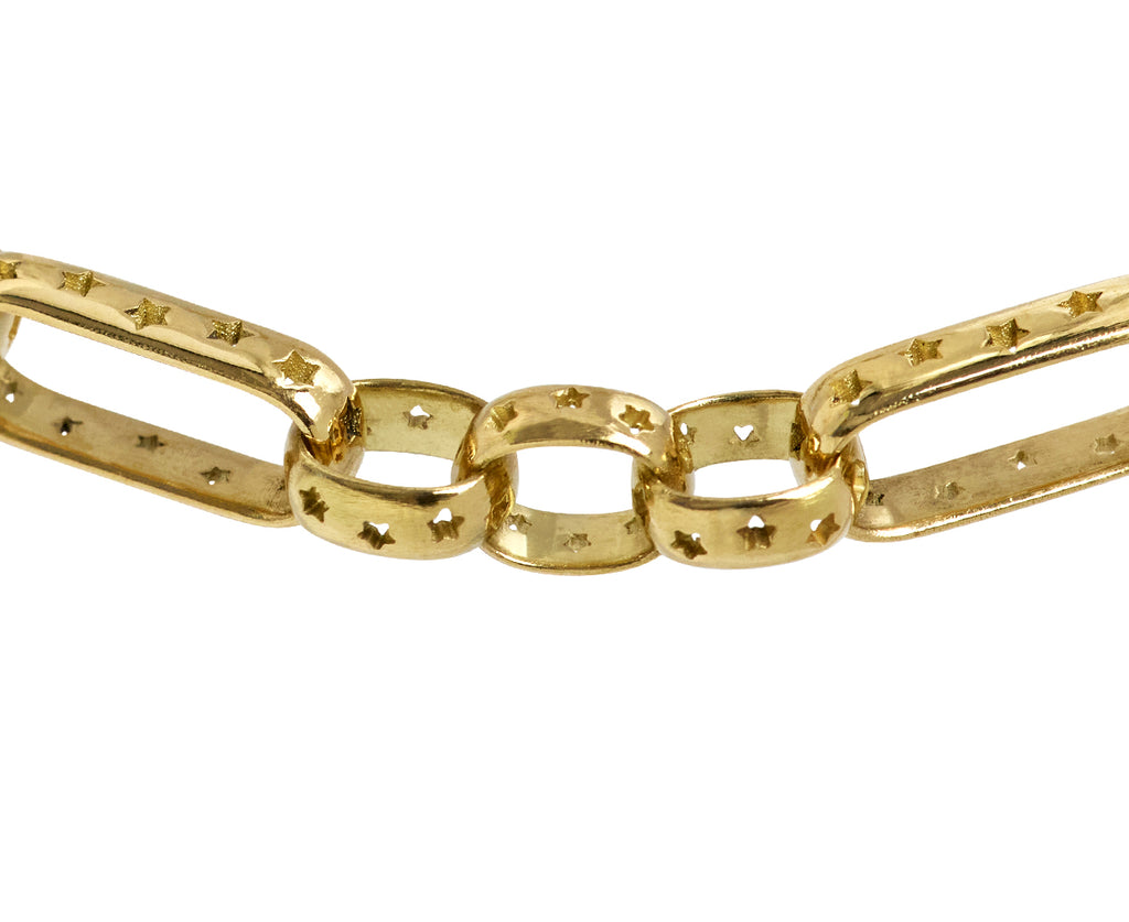 Gold Moa Figaro Bracelet