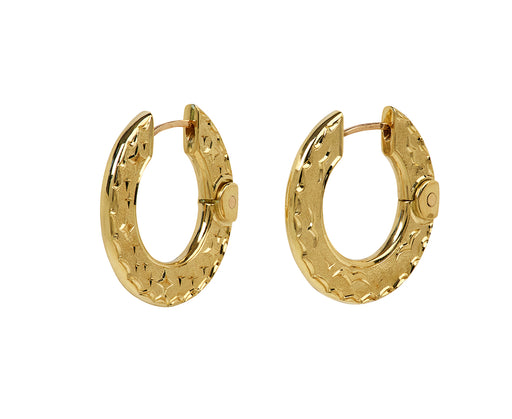 Day and Night Hag Stone Earrings