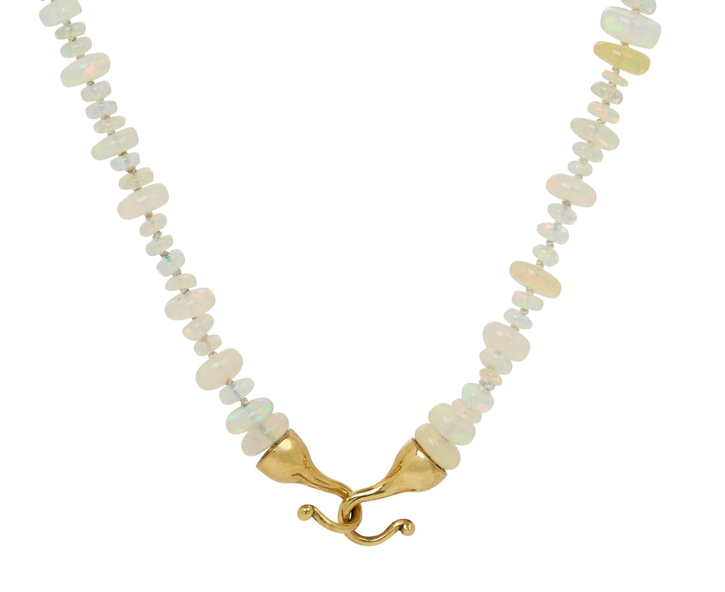Hook End Opal Beaded Necklace