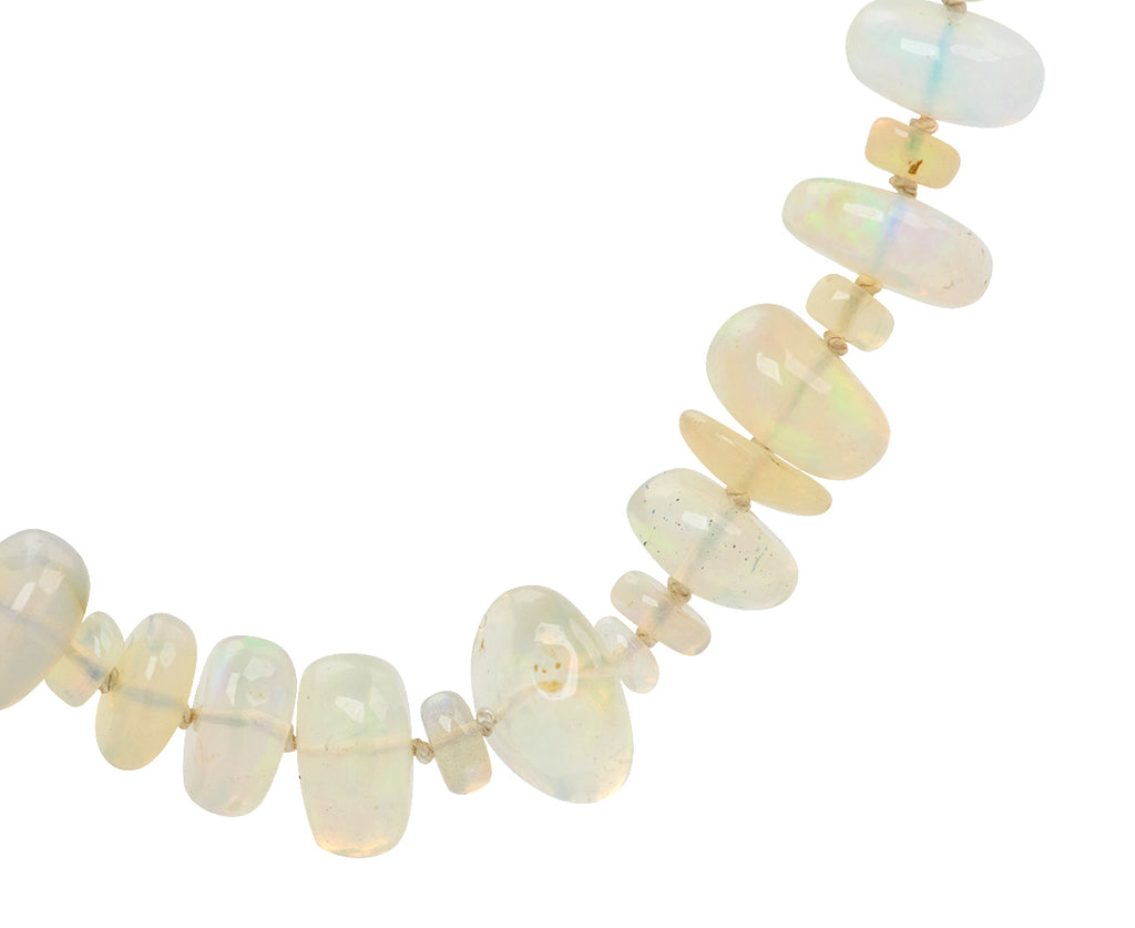 Hook End Opal Beaded Necklace