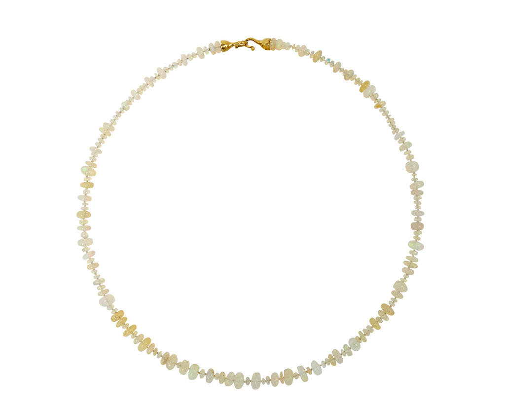 Hook End Opal Beaded Necklace