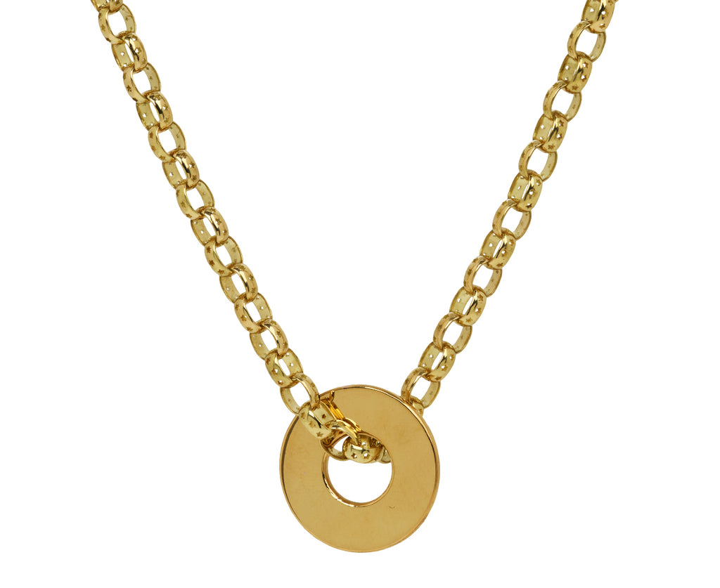 Slim Plain Hag Stone Pendant ONLY