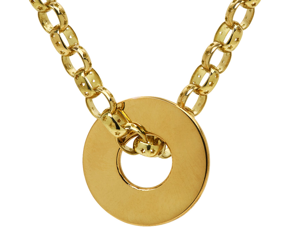 Slim Plain Hag Stone Pendant ONLY