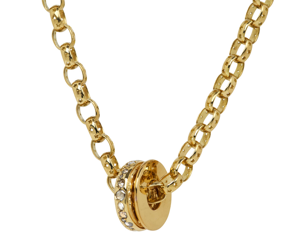 Slim Plain Hag Stone Pendant ONLY