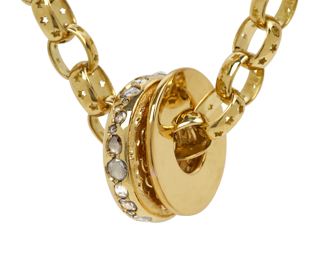 Slim Plain Hag Stone Pendant ONLY