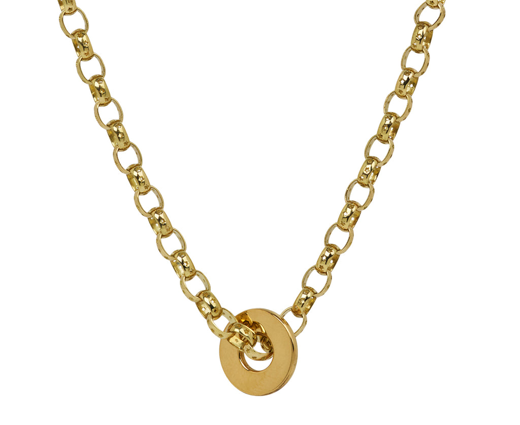 Mini Slim Plain Hag Stone Pendant ONLY