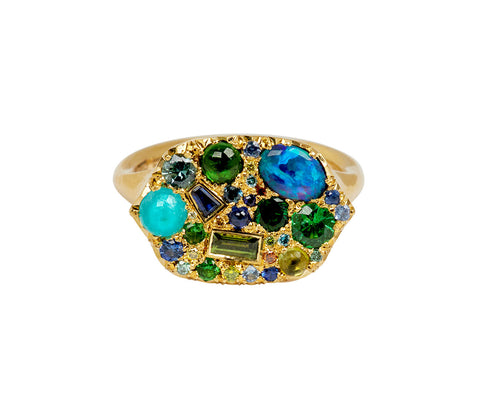 Blue and Green Enchanted Ring