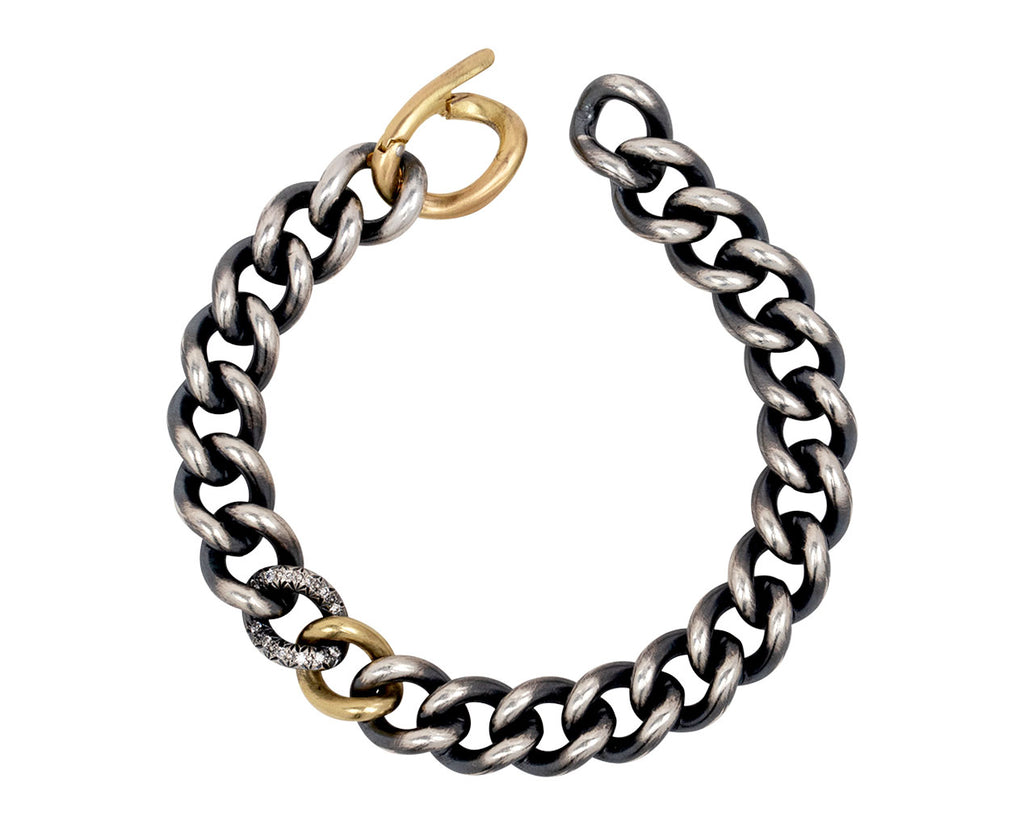 Heavy Silver Chain Bracelet