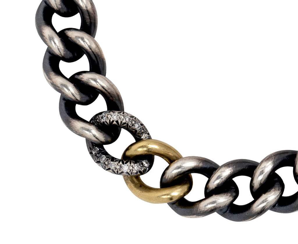 Heavy Silver Chain Bracelet