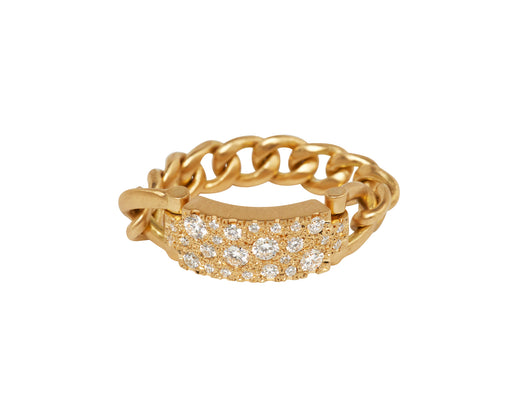 Diamond ID Bar Ring