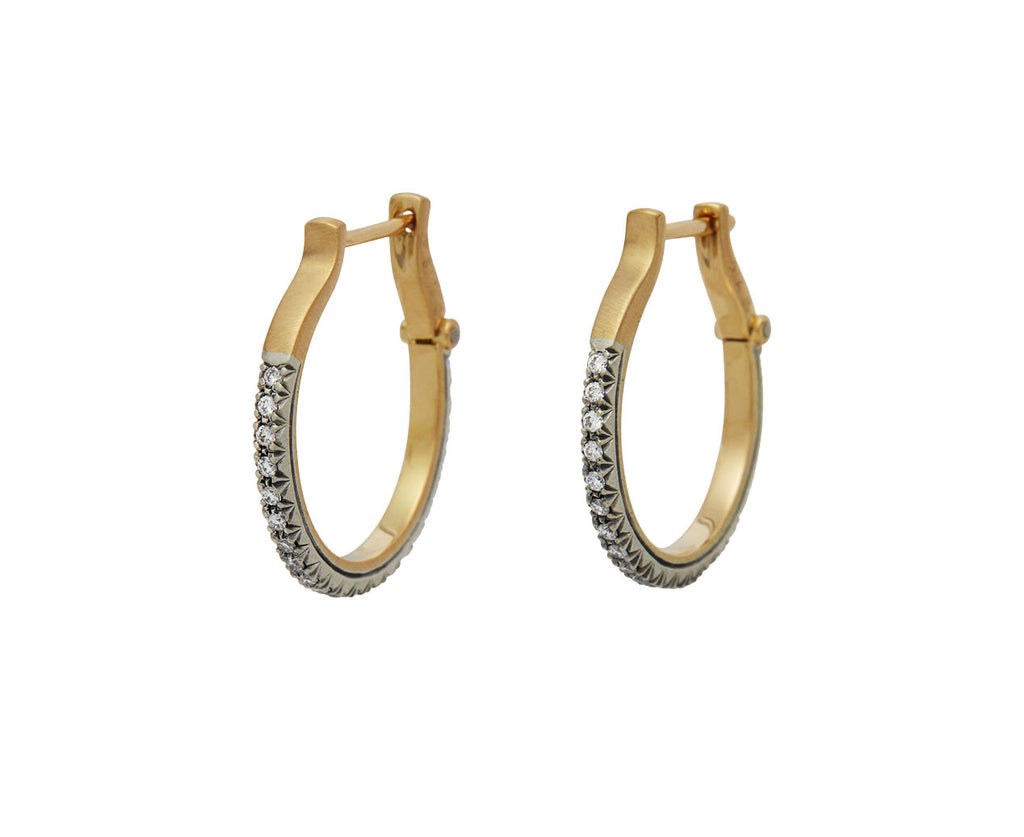 Diamond Hoop Earrings