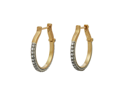 Diamond Hoop Earrings