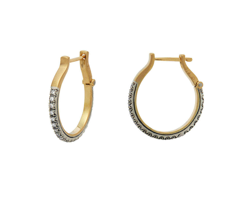 Diamond Hoop Earrings