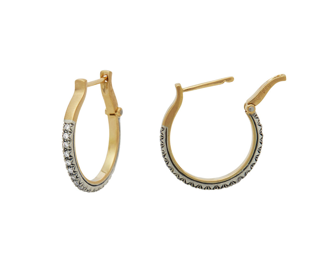 Diamond Hoop Earrings