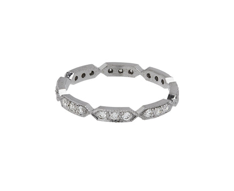 White Gold Diamond Nehra Band - TWISTonline