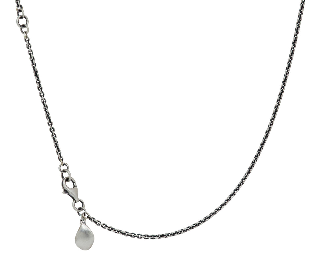 John Iversen Double Ginkgo Leaf Pendant Necklace - Closure