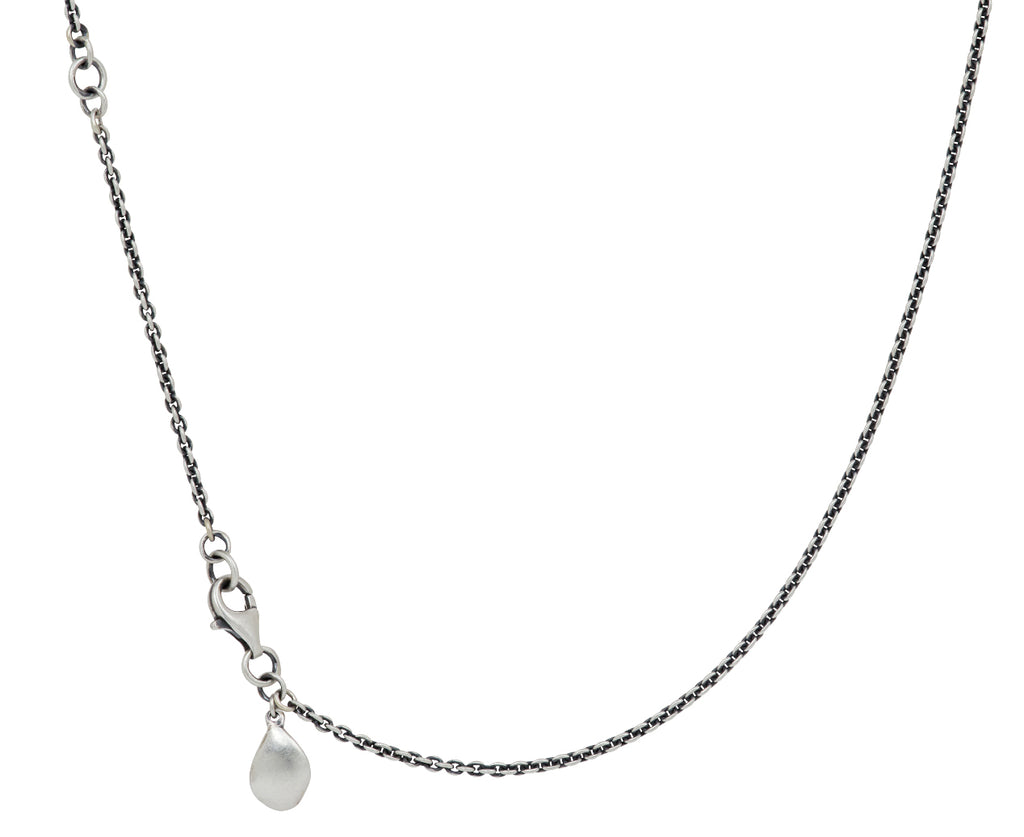 John Iversen Double Ginkgo Leaf Pendant Necklace - Closure