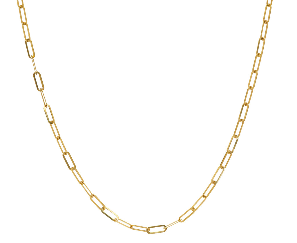 Long Oval Link Chain Necklace