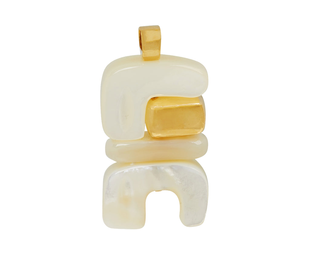 Mother-of-Pearl Water Totem Pendant ONLY