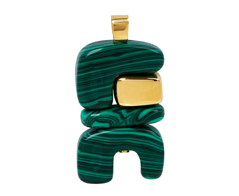 Malachite Earth Totem Pendant ONLY