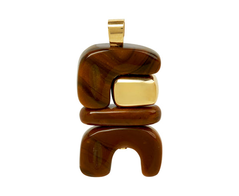 Tiger's Eye Fire Totem Pendant ONLY - TWISTonline