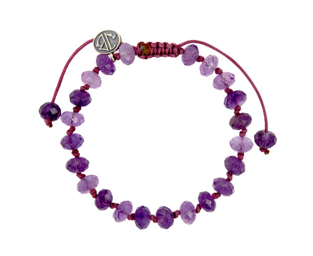 Joseph Brooks Amethyst Beaded Bracelet