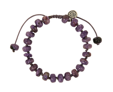 Charoite Beaded Bracelet - TWISTonline