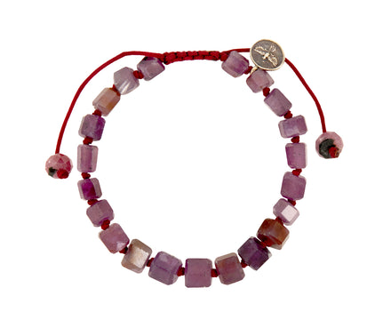 Joseph Brooks Ruby Beaded Bracelet