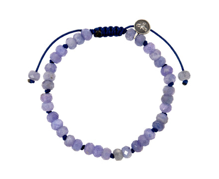 Joseph Brooks Faceted Tanzanite Beaded Bracelet